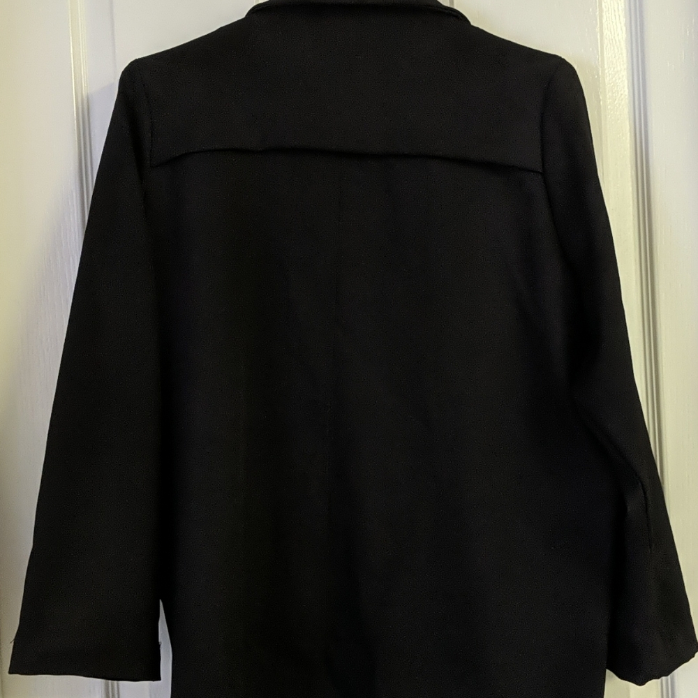 Long Motorcycle-Style Jacket - Picture 4 of 5